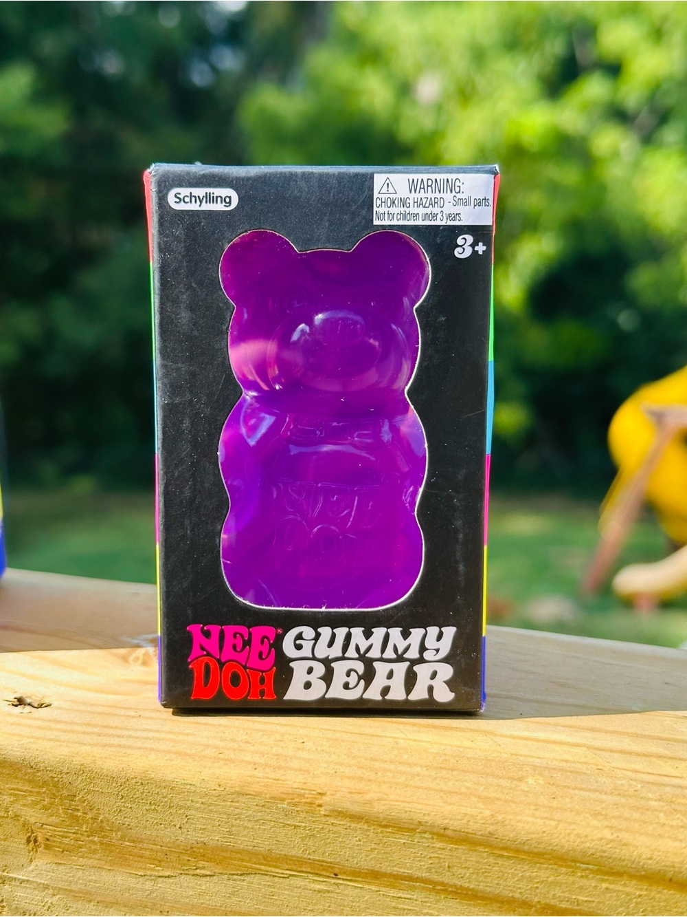 Authentic Schylling NeeDoh Gummy Bear - PURPLE